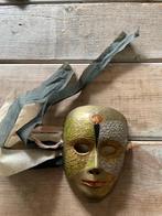 Klein vintage messing masker Venetie. Comedia dell arte., Ophalen