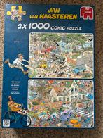 Jan van Haasteren combidoos 2x1000, Ophalen of Verzenden, 500 t/m 1500 stukjes, Zo goed als nieuw, Legpuzzel
