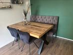 Gehele eethoek te koop! Tafel, eetbank, stoelen, Huis en Inrichting, Ophalen, Zo goed als nieuw, 4 tot 6 stoelen