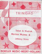 Bo518 bladmuziek trinidad door martin wulms & johnny hoes, Gebruikt, Ophalen of Verzenden, Artiest of Componist, Piano