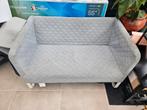 IKEA Knopparp Grijze 2-zitsbank, Huis en Inrichting, Banken | Sofa's en Chaises Longues, Ophalen, 75 tot 100 cm, Tweepersoons