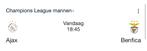 1 kaartje Ajax- Benfica vak 405, Tickets en Kaartjes, Eén persoon