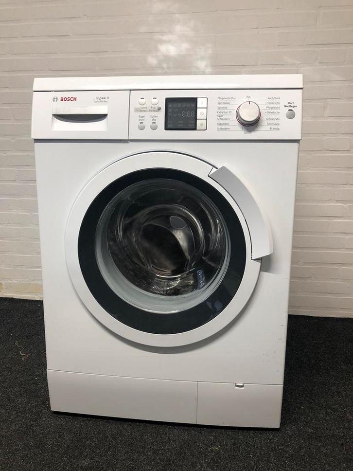 €229 A+++ 8lg wasmachine Bosch Logixx8 GARANTIE, Witgoed en Apparatuur, Wasmachines, Zo goed als nieuw, Voorlader, 8 tot 10 kg