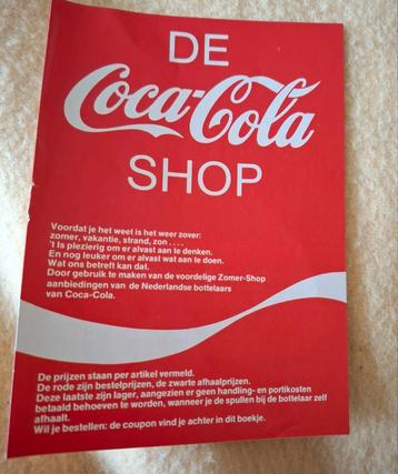 Coca- cola folder. beschikbaar voor biedingen