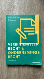 Wim de Ruiter - Verbintenissenrecht & ondernemingsrecht, Wim de Ruiter; Robert Westra, Ophalen of Verzenden, Zo goed als nieuw