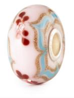Trollbeads kraal “bloemblaadjes van kant (special edition), Glas of Kristal, Nieuw, Ophalen of Verzenden, Trollbeads