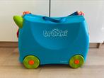 Trunki koffer blauw, Sieraden, Tassen en Uiterlijk, Koffers, Wieltjes, Gebruikt, Hard kunststof, Minder dan 50 cm