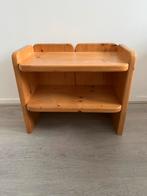 Houten Nachtkastje / Bijzettafel, Ophalen, Gebruikt, 45 tot 65 cm, Minder dan 55 cm