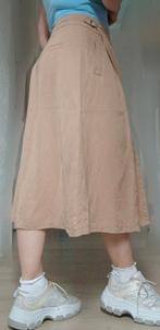 Josephine&Co Amsterdam a lijn rok beige 42 tencel linnen, Verzenden, Beige, Maat 42/44 (L), Zo goed als nieuw