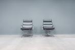 Eames EA216 lounge chair, 2x, Ophalen of Verzenden, 75 tot 100 cm, 50 tot 75 cm