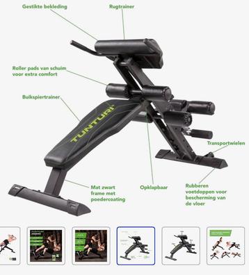 Tunturi Buik & Rugtrainer - Perfect voor Thuis! beschikbaar voor biedingen