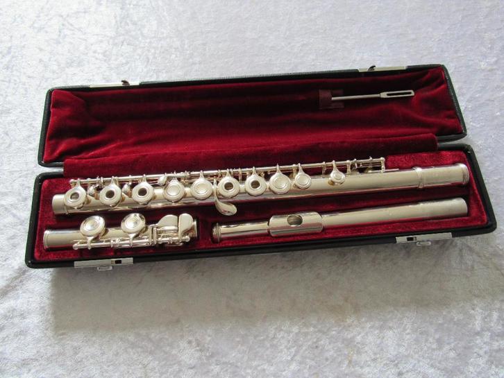 5 Yamaha dwarsfluiten, Muziek en Instrumenten, Blaasinstrumenten | Dwarsfluiten en Piccolo's, Gebruikt, Dwarsfluit, Met koffer of tas