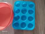 2 mooie bakvormen, Hobby en Vrije tijd, Taarten en Cupcakes maken, Ophalen of Verzenden, Zo goed als nieuw, Cupcakes, Bakvorm
