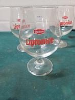 liptonice glazen 4 x originel, Verzamelen, Glas en Borrelglaasjes, Ophalen of Verzenden, 'T Olde Gre-j, Info@toldegrej.nl, Endepoelstraat 20f Didam