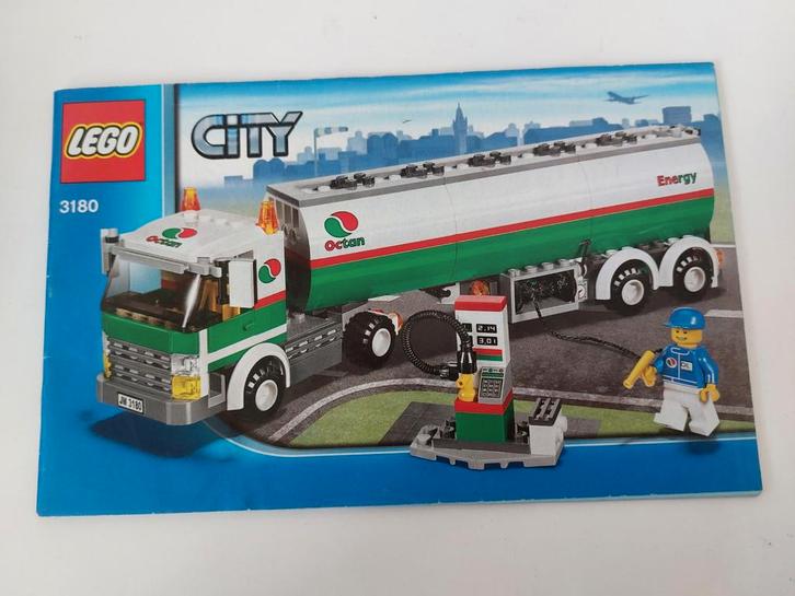 Lego City 3180 Tank Truck / vrachtwagen, Kinderen en Baby's, Speelgoed | Duplo en Lego, Zo goed als nieuw, Lego, Complete set