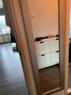 Strakke spiegel 180x50cm met zilveren rand, Huis en Inrichting, Woonaccessoires | Spiegels, Ophalen, Nieuw, 150 tot 200 cm, Rechthoekig