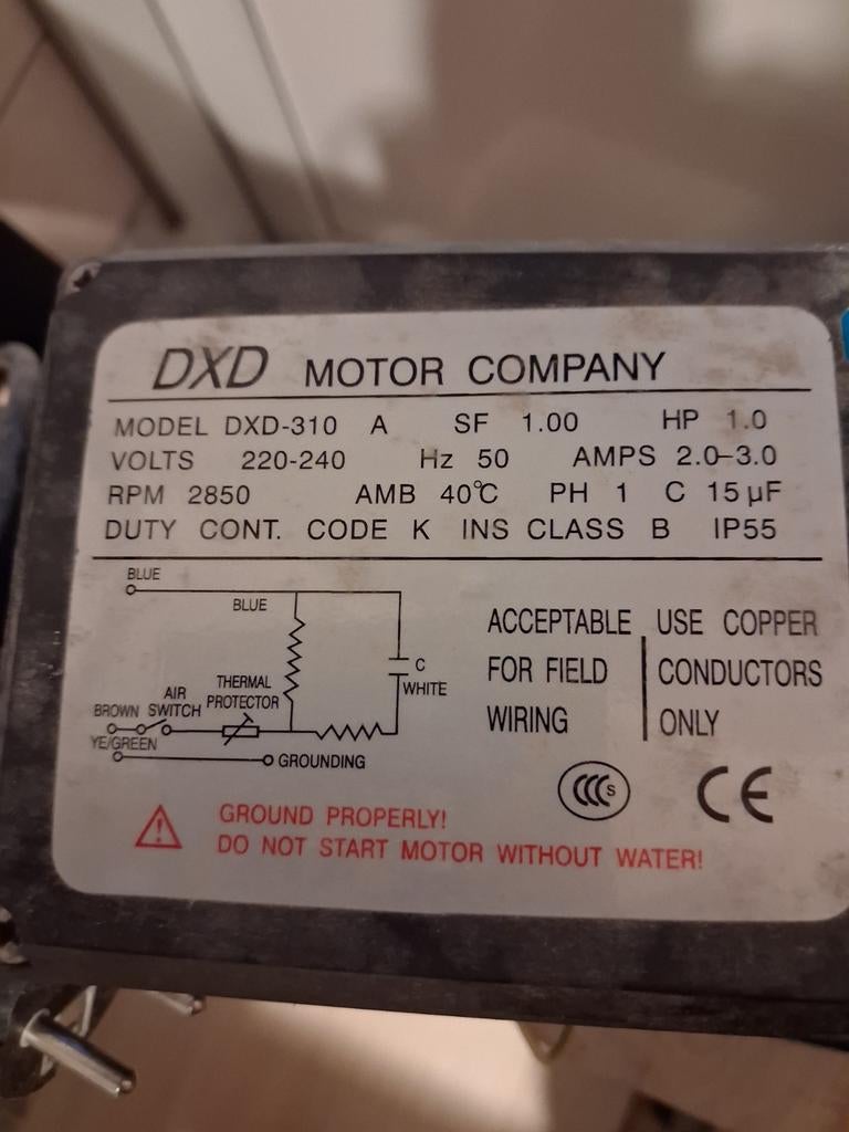 Waterpomp Whirlpool bubbelbad, Doe-het-zelf en Verbouw, Overige Doe-het-zelf en Verbouw, Ophalen of Verzenden