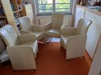 eetkamerstoelen (leer), Ophalen, Gebruikt, Wit, Leer