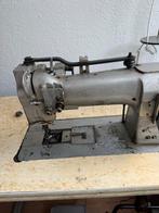 Industriële naaimachine met motor en tafel, Hobby en Vrije tijd, Naaimachines en Toebehoren, Ophalen of Verzenden