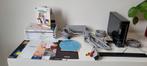 Zwarte Wii + 6 Games + kabels + sensor - Zo Goed Als Nieuw!, Ophalen of Verzenden, Zo goed als nieuw, Zonder controller, Met games