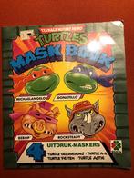 Turtle Mask Book met 3 uitdruk maskers, Ophalen of Verzenden, Zo goed als nieuw, Overige typen