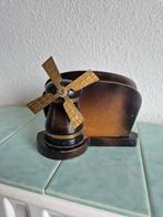 Houten brievenhouder met molen., Antiek en Kunst, Antiek | Kantoor en Zakelijk, Ophalen of Verzenden