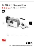 (Nieuw) OK. ODF 4211 Frituurpan Zilver, Witgoed en Apparatuur, Frituurpannen, 2 tot 3 liter, Ophalen, Nieuw, Uitneembare binnenpan