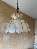 Vintage Schelpen lampenkap, Ophalen, Gebruikt, Metaal, 50 tot 75 cm