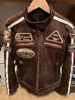Urban Leather 66 Leren Biker look Dames, Ophalen, Gedragen, Bruin