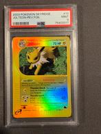 Pokemon Skyridge Jolteon Reverse Holo PSA 9, Ophalen of Verzenden, Zo goed als nieuw, Losse kaart, Foil