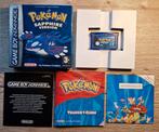 Pokemon Sapphire Gameboy advance compleet verzamelaarsstaat, 1 speler, Ophalen of Verzenden, Zo goed als nieuw, Role Playing Game (Rpg)