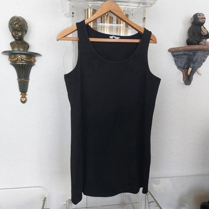 Top van Miss Etam.  Maat 44, Kleding | Dames, Tops, Zo goed als nieuw, Maat 42/44 (L), Zwart, Zonder mouw, Verzenden