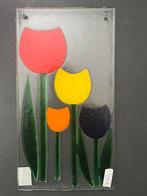 Tulpen rechthoek glas nieuw, Antiek en Kunst, Antiek | Glas en Kristal, Ophalen of Verzenden