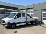 Mercedes-Benz Sprinter 514 2.2 CDI L3 DC Hiab 018 laadkraan, Auto's, Automaat, Gebruikt, Wit, Bedrijf