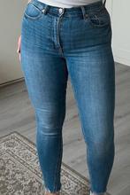 Stradivarius skinny regular waist jeans donkerblauw, Blauw, Ophalen of Verzenden, Zo goed als nieuw, W28 - W29 (confectie 36)