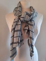 HEMA sjaal grijs met blauwe streep - nieuw -, Kleding | Dames, Mutsen, Sjaals en Handschoenen, Maat 46/48 (XL) of groter, Nieuw
