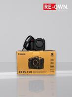Canon Eos C70 body (nieuwstaat + doos + weinig draaiuren), Audio, Tv en Foto, Videocamera's Digitaal, Canon, 20x of meer, Ophalen of Verzenden