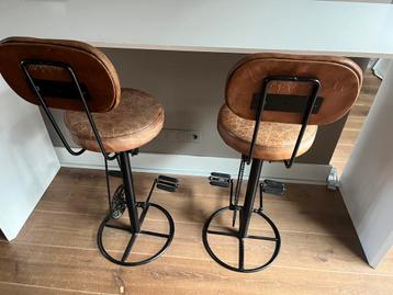 Barkrukken met zithoogte 80cm - 2 stuks beschikbaar voor biedingen