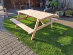 picknicktafel 4 pers DUURZAAM DOUGLAS HOUT, Ophalen of Verzenden, Nieuw, Rechthoekig, Hout