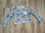 Prachtige blauwe zomerse trui met bloemen van Roxy, maat S., Blauw, Onbekend, Ophalen of Verzenden, Zo goed als nieuw