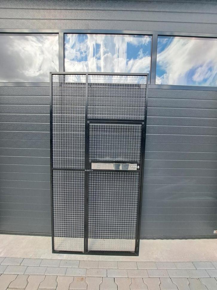 Volièrepaneel deurpaneel 200 hoog 100 breed, Dieren en Toebehoren, Vogels | Hokken en Kooien, Nieuw, Volière, Aluminium, Ophalen of Verzenden