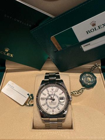 Rolex Sky-Dweller 326934 White Dial gebruikt  beschikbaar voor biedingen