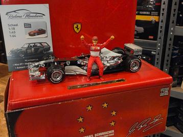 Ferrari F1 F2003 Chrome - Michael Schumacher 1:18 Hotwheels beschikbaar voor biedingen