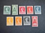 1923 25-jarig regeringsjub Kon Wilh NVPH nr 121-129 ongest, Postzegels en Munten, Postzegels | Nederland, Verzenden, T/m 1940