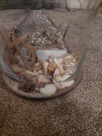 Vaas met decoratie en verlichting., Huis en Inrichting, Ophalen