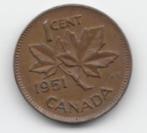Canada 1 cent 1951 KM# 41, Verzenden, Noord-Amerika, Losse munt