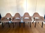 4 designstoelen (stijl: Vitra Organic Chair), Ophalen, Zo goed als nieuw, Zwart