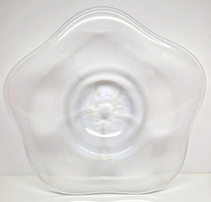 W.J. Rozendaal Kristalunie Maastricht Coquille schaal 1937., Antiek en Kunst, Antiek | Glas en Kristal, Ophalen of Verzenden