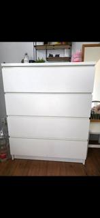 Jysk ladekast LIMFJORDEN met 4 laden - Wit, Overige materialen, Gebruikt, 100 tot 150 cm, 3 of 4 laden