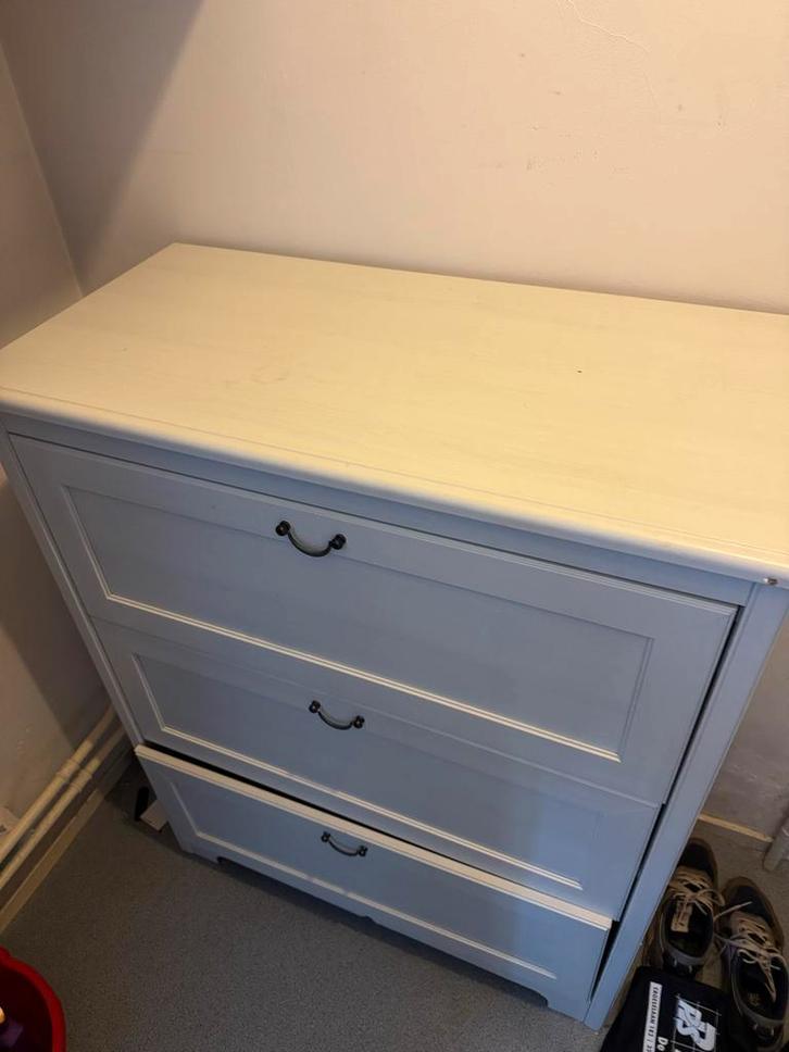 Ladekast met 4 lades, Huis en Inrichting, Kasten | Dressoirs, Gebruikt, Minder dan 50 cm, 25 tot 50 cm, Met lade(s), Overige houtsoorten